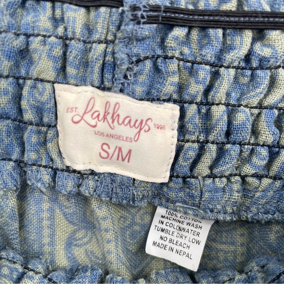 Lakhays Los Angeles Elephant Three Tiered Long Skirt Size S|M - Picture 6 of 10